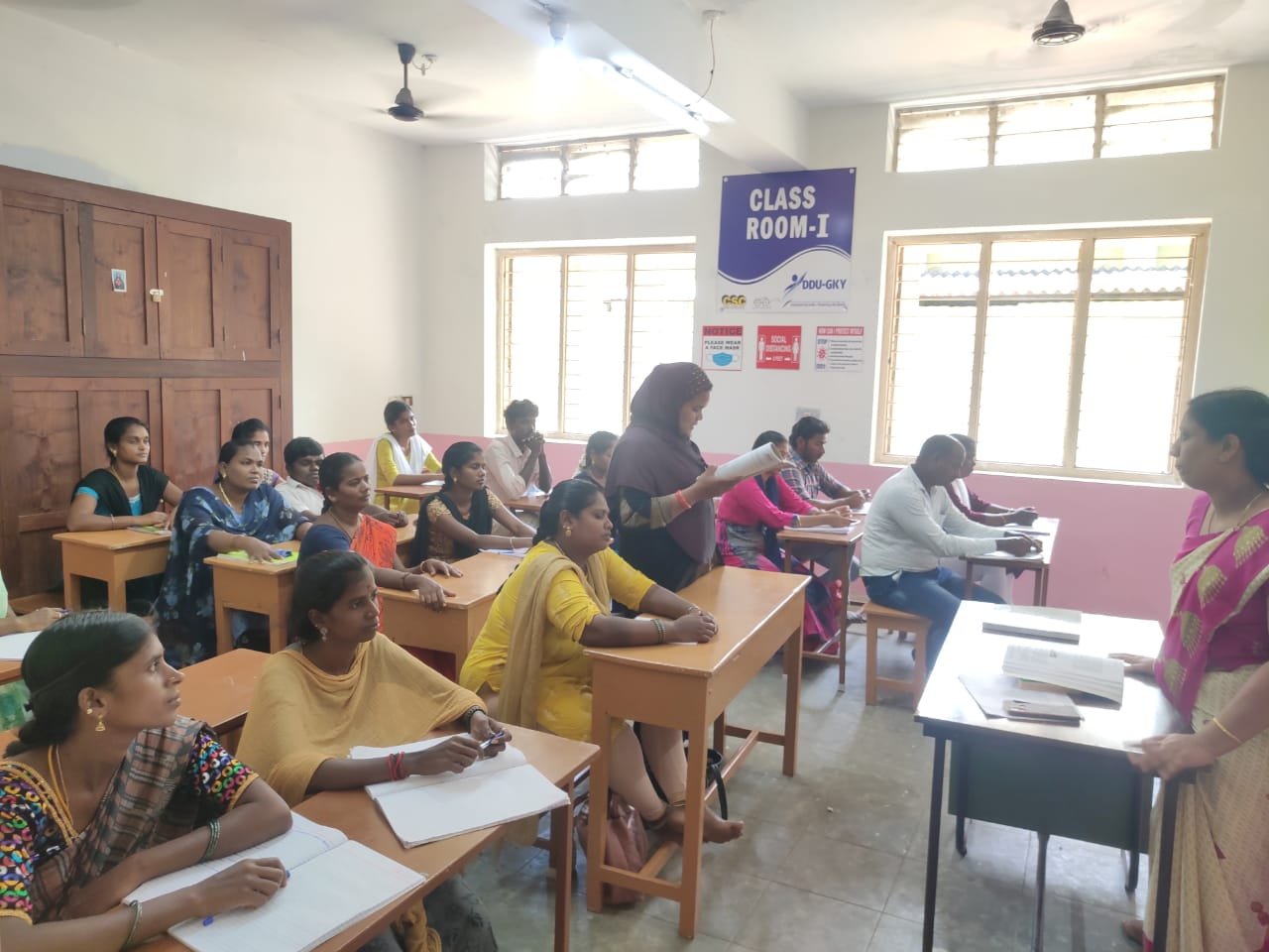 Livilhood training Class Room Sesion for CSC, Tiruvanamalai