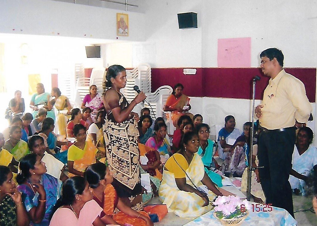 Meeting with SHGs for need based training