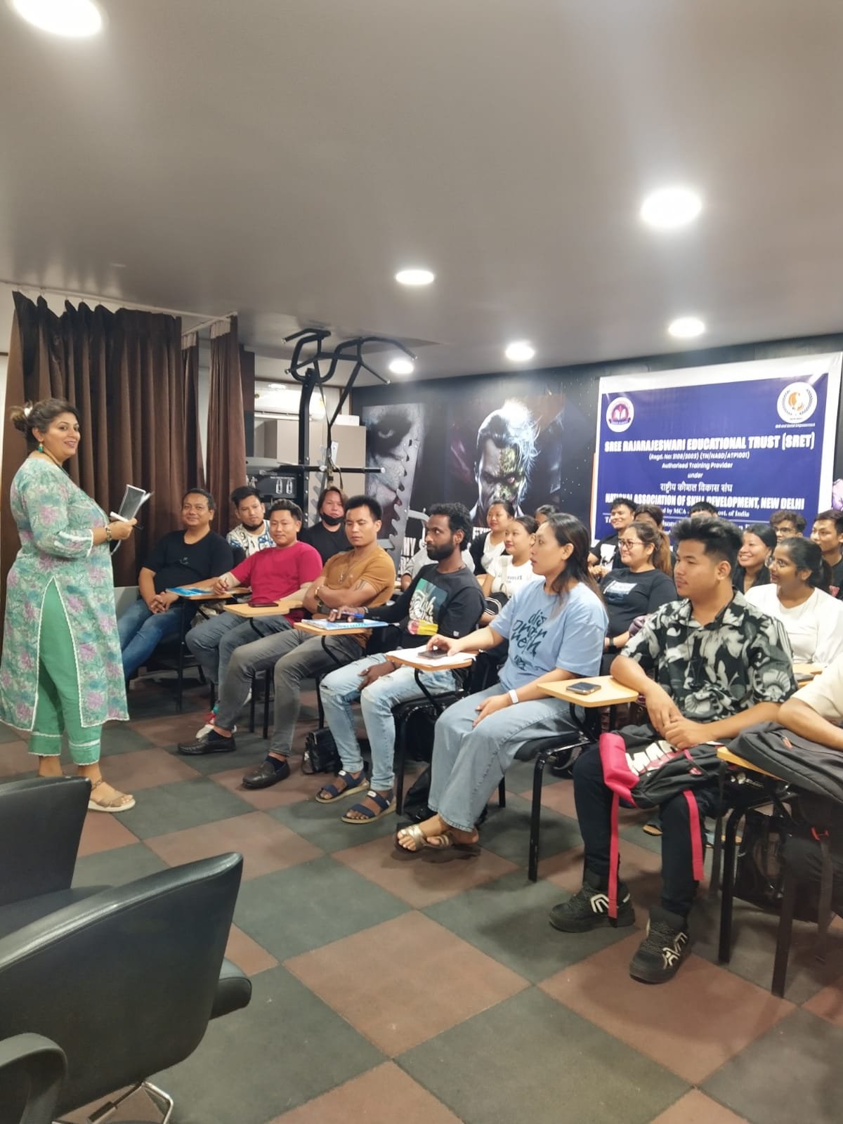 NASD Class room Session for Beauty Therapy