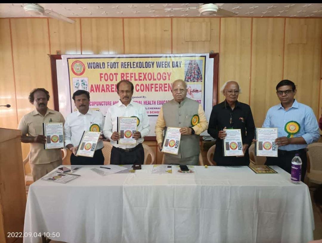 Releasing Health Awarness Book with RA Trust, Chennai